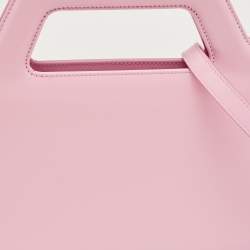 Pre Owned Salvatore Ferragamo Light Pink Leather Wanda East-West Bag