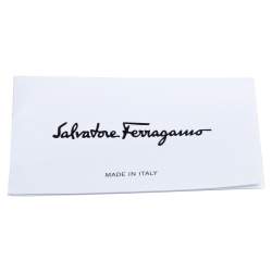 مملوكة مسبقًا حقيبة سالفاتوري فيراغمو بوكسي جلد أخضر بيد علوية