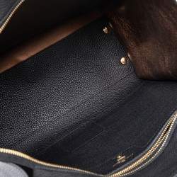 مملوكة مسبقًا Salvatore Ferragamo Black Leather Medium Amy Tote