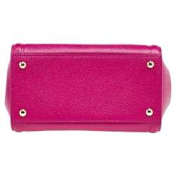 مملوكة مسبقًا Salvatore Ferragamo Pink Leather Carrie Top Handle Bag