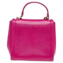 مملوكة مسبقًا Salvatore Ferragamo Pink Leather Carrie Top Handle Bag