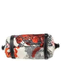 Pre Owned Salvatore Ferragamo Multicolor Nylon Fiera Boston Bag