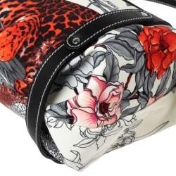 Pre Owned Salvatore Ferragamo Multicolor Nylon Fiera Boston Bag