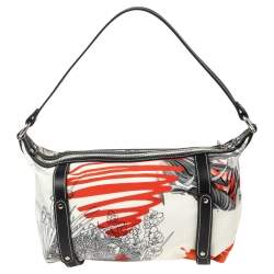 Pre Owned Salvatore Ferragamo Multicolor Nylon Fiera Boston Bag