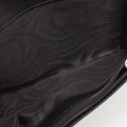Salvatore Ferragamo Black Leather Vara Bow Continental Wallet
