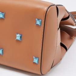 Pre Owned Salvatore Ferragamo Brown Leather Studio Tote