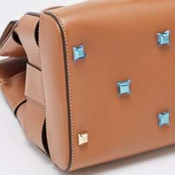 Pre Owned Salvatore Ferragamo Brown Leather Studio Tote