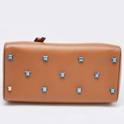 Pre Owned Salvatore Ferragamo Brown Leather Studio Tote