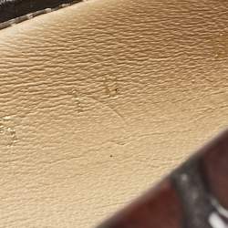 Pre Owned Salvatore Ferragamo Ombre Brown Crocodile Carla Pumps Size 40.5