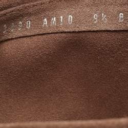 Pre Owned Salvatore Ferragamo Dusty Pink Suede My Sweet Calf Length Boots Size 40