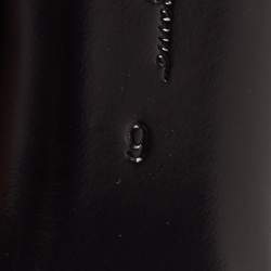 Pre Owned Salvatore Ferragamo Black Patent Leather Vara Bow Pumps Size 39.5