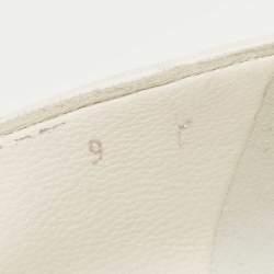 Pre Owned Salvatore Ferragamo Blue Demin Audrey Wedges Pumps Size 40