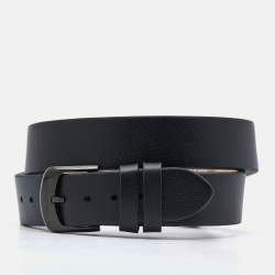 Pre Owned Salvatore Ferragamo Black PVD Coated Stainless Steel Leather Curve SFK300423 Women's Wristwatch 23 mm