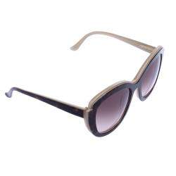 Salvatore Ferragamo Brown Tortoise SF726F Square Sunglasses