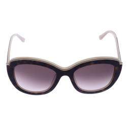 Salvatore Ferragamo Brown Tortoise SF726F Square Sunglasses