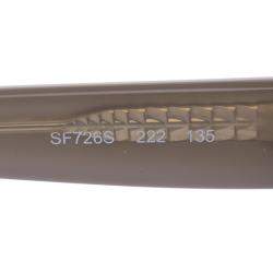 Salvatore Ferragamo Brown Tortoise SF726F Square Sunglasses