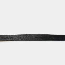 Balenciaga Yellow Arena Studs Slim Waist Belt 80CM