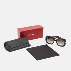 Salvatore Ferragamo Black Gradient SF1058S Oversized Sunglasses