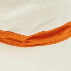 Pre Owned قبعة دلو سالفاتوري فيراغامو قطنية بطبعة زهور متعددة الألوان مقاس 58