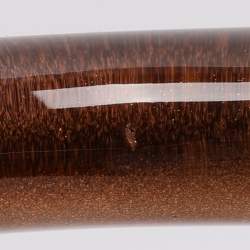 Pre Owned Salvatore Ferragamo Gold Leopard Print Resin Bangle