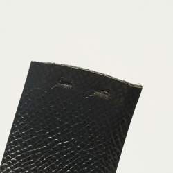 Pre Owned Salvatore Ferragamo Beige/Black Leather Gancini Cut to Size Reversible Belt