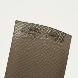 Pre Owned Salvatore Ferragamo Beige/Black Leather Gancini Cut to Size Reversible Belt