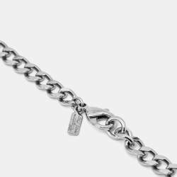 Pre Owned Salvatore Ferragamo Silver Tone Necklace