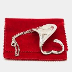 Pre Owned Salvatore Ferragamo Silver Tone Bracelet Ring Size 51