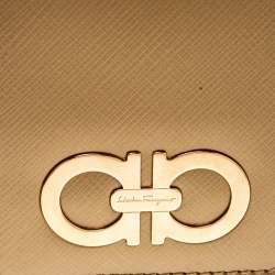 Salvatore Ferragamo Gold Leather iPhone 4 Case