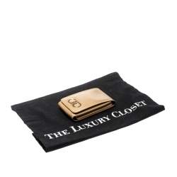 Salvatore Ferragamo Gold Leather iPhone 4 Case