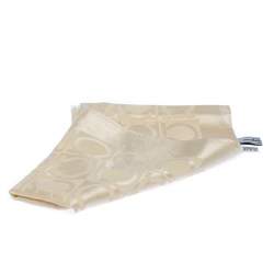 Salvatore Ferragamo Cream Gancini Wool Silk Blend Scarf