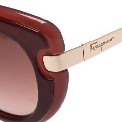 Salvatore Ferragamo Burgundy SF813S Sunglasses
