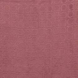 Pre Owned Salvatore Ferragamo Mauve Gancini Jacquard Silk & Wool Scarf
