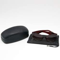 مملوكة مسبقًا نظارة شمسية سالفاتوري فيراغامو SF930S  أسيتات أحمر داكن