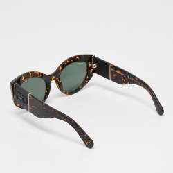 مملوكة مسبقًا Salvatore Ferragamo Dark Brown SF1044S Cat Eye Sunglasses