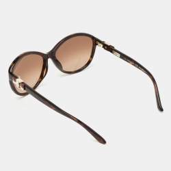 Salvatore Ferragamo Dark Brown SF645S Oval Sunglasses
