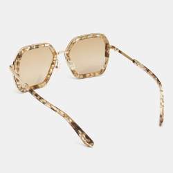 Salvatore Ferragamo Brown Quartz/Brown Gradient SF901S Square Sunglasses