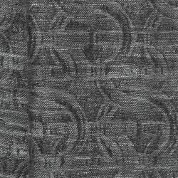 Salvatore Ferragamo Dark Grey Gancini Jacquard Silk & Wool Stole