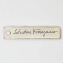 Salvatore Ferragamo Leather Vara Bow Gold Tone Bracelet