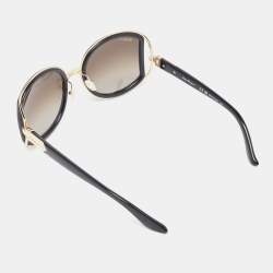 Pre Owned Salvatore Ferragamo Black Gradient  SF719S Frame Oversized Sunglasses