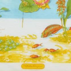 Salvatore Ferragamo Multicolor Printed Handkerchief 