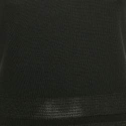 Salvatore Ferragamo Black Wool Knit Sweater Vest M