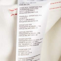 Salvatore Ferragamo Silver Denim Jeans S Waist 25"