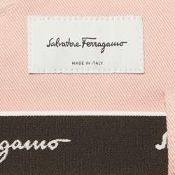 Pre Owned تنورة سالفاتوري فيراغامو قطن وردي بحزام ميني مقاس متوسط - ميديام