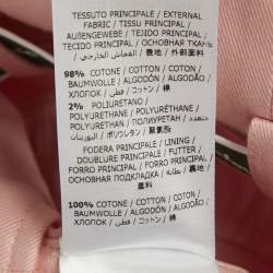 Pre Owned تنورة سالفاتوري فيراغامو قطن وردي بحزام ميني مقاس متوسط - ميديام