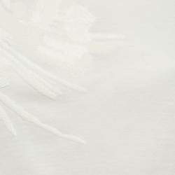 مملوكة مسبقًا Salvatore Ferragamo White Sequin Embellished Jersey T-Shirt M