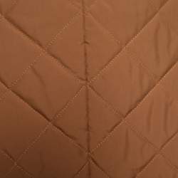 Salvatore Ferragamo Beige Quilted Nylon Button Front Jacket M