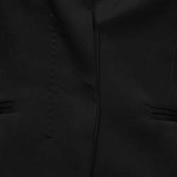 Pre Owned Salvatore Ferragamo Black Wool Tailored Single Breasted Blazer S