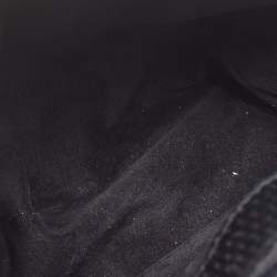 Pre Owned Salvatore Ferragamo Black Python Mini Studded Sofia Top Handle Bag