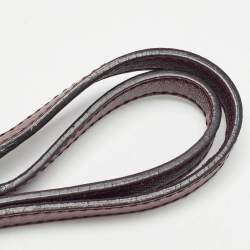 Pre Owned Salvatore Ferragamo Burgundy Leather Kelly Top Handle Bag